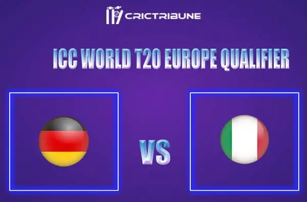 GER vs ITA Live Score, In the Match of ICC World T20 Europe Qualifier, which will be played at Desert Springs Cricket Ground, Almeriar., Perth. GER vs ITA Live.