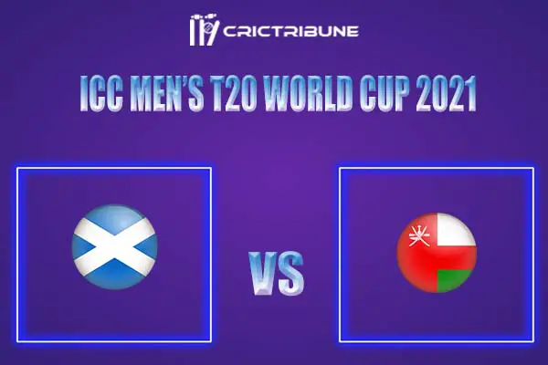 OMN vs SCO Live Score, In the Match of ICC Men’s T20 World Cup 2021 which will be played at  Al Amerat Cricket Ground, Al Amerat. OMN vs SCO Live Score, Match...