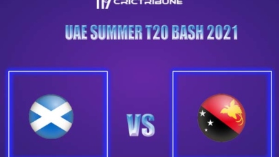 PNG vs SCO Live Score, In the Match of UAE Summer T20 Bash 2021, which will be played at ICC Academy Oval A, Dubai. PNG vs SCO Live Score, Match between........