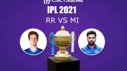 RR vs MI Live Score, In the Match of VIVO IPL 2021 which will be played at Sheikh Zayed Stadium, Abu Dhabi. RR vs MI Live Score, Match between Rajasthan Royals.
