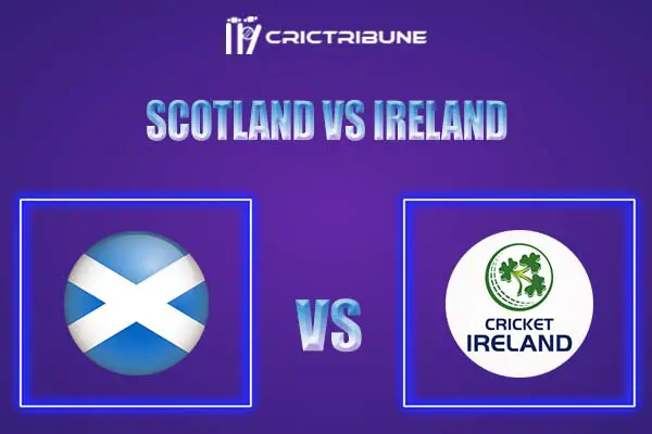 SCO vs IRE Live Score, In the Match of Scotland vs Ireland 2021, which will be played at ICC Academy Ground 2. SCO vs IRE Live Score, Match between Scotland....