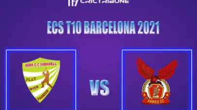 HIS vs HAW Live Score, In the Match of ECS T10 Barcelona 2021, which will be played at Videres Cricket Ground .HIS vs HAW Live Score, Match between Hira CC ....