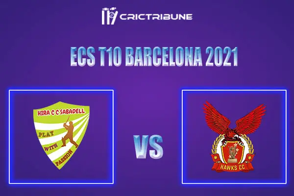 HIS vs HAW Live Score, In the Match of ECS T10 Barcelona 2021, which will be played at Videres Cricket Ground .HIS vs HAW Live Score, Match between Hira CC ....