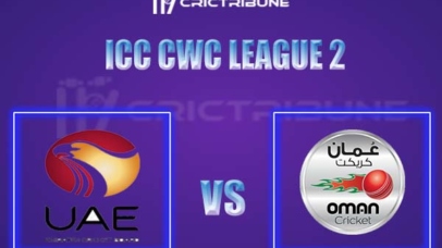 OMN vs UAE Live Score, In the Match of ICC CWC League 2, which will be played at Al Amerat Cricket Ground Oman Cricket, OMN vs UAE Live Score, Match between....