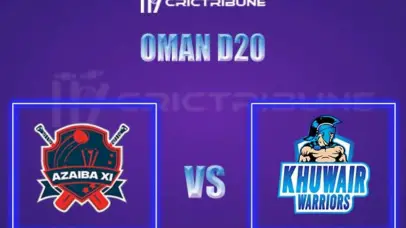 AZA vs KHW Live Score, In the Match of Oman D20 League 2021, which will be played at Oman Al Amerat Cricket Ground Oman Cricket .AZA vs KHW Live Score, Match b..