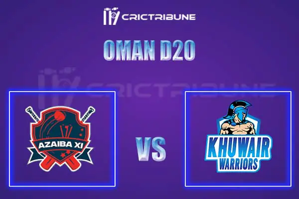 AZA vs KHW Live Score, In the Match of Oman D20 League 2021, which will be played at Oman Al Amerat Cricket Ground Oman Cricket .AZA vs KHW Live Score, Match b..