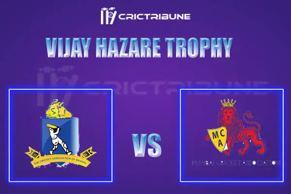 MUM vs BEN Live Score, In the Match of Vijay Hazare 2021/22, which will be played at Brabourne Stadium, Mumbai, Lucknow. MUM vs BEN Live Score, Match between M.
