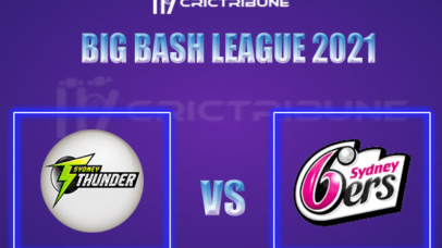THU vs SIX Live Score, In the Match of Big Bash League 2021, which will be played at Sydney Showground Stadium, Sydney.. THU vs SIX Live Score, Match between...