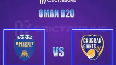 AMR vs GGI Live Score, In the Match of Oman D20 League 2022, which will be played at Oman Al Amerat Cricket Ground Oman Cricket .AMR vs GGI Live Score, Match be.