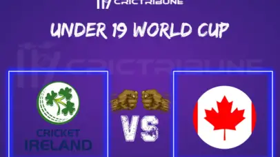 IRE-U19 vs CAN-U19 Live Score, In the Match of ICC Under 19 World Cup 2021/22, which will be played at Brian Lara Stadium, Tarouba, Trinidad. IRE-U19 vs ........