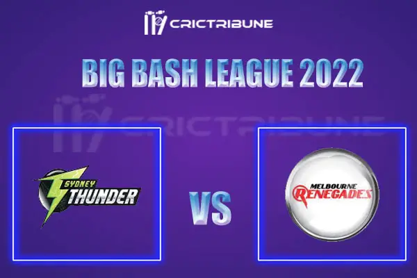 REN vs THU Live Score, In the Match of Big Bash League 2021, which will be played at Docklands Stadium, Melbourne.. REN vs THU Live Score, Match between Melbour