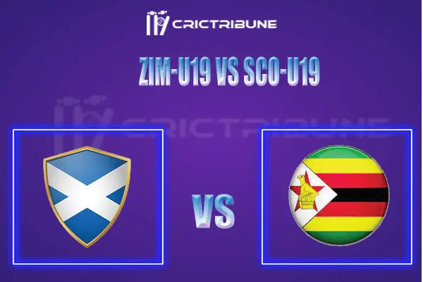 ZIM-U19 vs SCO-U19 Live Score, In the Match of ICC Under 19 World Cup 2021/22, which will be played at Queen’s Park Oval, Port of Spain, Trinidad.. ZIM-U19 vs ..