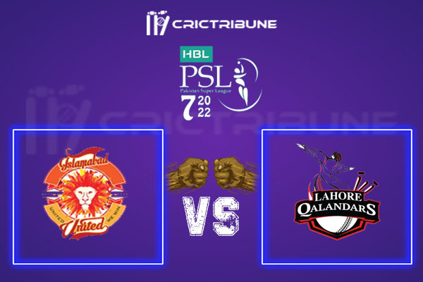 ISL vs LAH Live Score, In the Match of Pakistan Super League 2022, which will be played at National Stadium, Karachi.. ISL vs LAH Live Score, Match between Isla