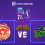 MUL vs ISL Live Score, Pakistan Super League Live Score, MUL vs ISL Live Score Updates, MUL vs ISL Playing XI’s