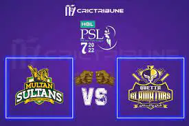 MUL vs QUE Live Score, In the Match of Pakistan Super League 2022, which will be played at Gaddafi Stadium, Lahore. MUL vs QUE  Live Score, Match between Quett..