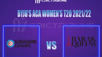 SBC-W vs BQ-W Live Score, In the Match of BYJU’s ACA Women’s T20 2021/22, which will be played at Amingaon Cricket Ground, Guwahati..SBC-W vs BQ-W Live S.......