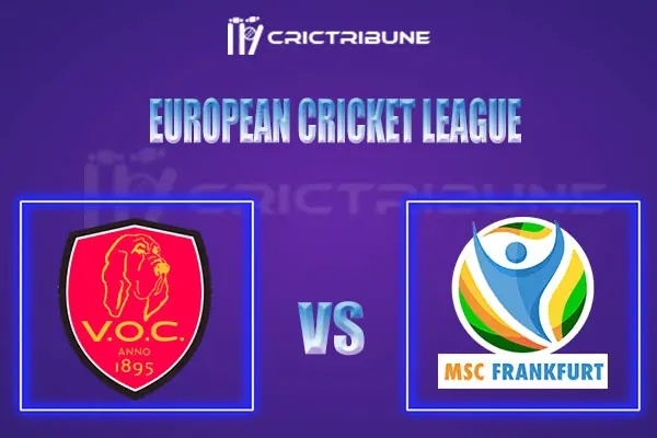 VOC VS MSF Live Score, In the Match of European Cricket League 2022, which will be played at Cartama Oval, Cartama. VOC VS MSF Live Score, Match between V. O...