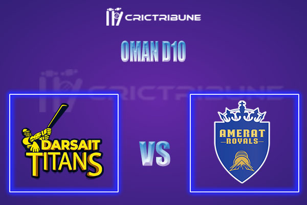 AMR vs DAT Live Score, In the Match of Oman D10 League 2021, which will be played at Al Amerat Cricket Ground Oman Cricket . AMR vs DAT Live Score, Match between