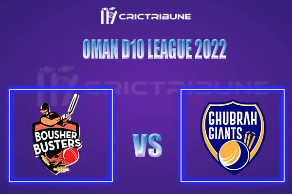 GGI vs BOB Live Score, In the Match of Oman D10 League 2021, which will be played at Oman Al Amerat Cricket Ground Oman Cricket . GGI vs BOB Live Score, Match be