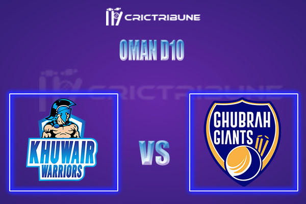 KHW vs GGI Live Score, In the Match of Oman D10 2022, which will be played at AI Amerat Cricket Ground (Ministry Turf 1), AI Amera KHW vs GGILive Score, Match b