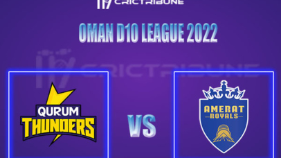 QUT vs AMR Live Score, In the Match of Oman D10 League 2022, which will be played at Oman Al Amerat Cricket Ground Oman Cricket . QUT vs AMR Live Score, Match be