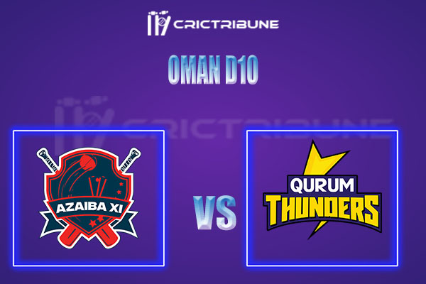QUT vs AZA Live Score, In the Match of Oman D10 League 2021, which will be played at Oman Al Amerat Cricket Ground Oman Cricket .AMR vs RUR Live Score, Match b..