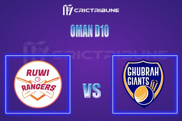 RUR vs GGI Live Score, In the Match of Oman D10 League 2021, which will be played at Oman Al Amerat Cricket Ground Oman Cricket .QUT vs BOB Live Score, Match bet