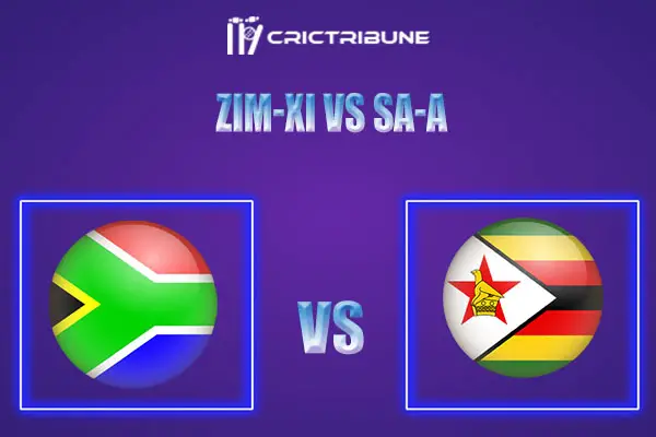 ZIM-XI vs SA-A Live Score, In the Match of South Africa A Tour of Zimbabwe 2022, which will be played at Harare Sports Club.. ZIM-XI vs SA-A Live Score, Match b