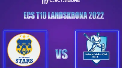 ARI vs HS Live Score, In the Match of ECS T10 Landskrona 2022, which will be played at Landskrona Cricket Club, Landskrona.ARI vs HS Live Score, Match between A