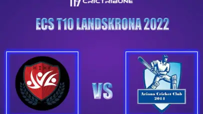 ARI vs HSG Live Score, In the Match of ECS T10 Landskrona 2022, which will be played at Landskrona Cricket Club, Landskrona. ARI vs HSG Live Score, Match betwe.