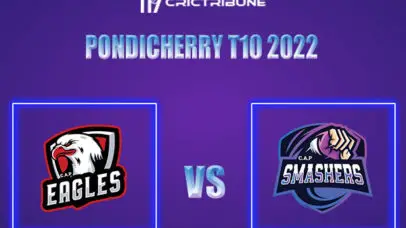 EAG vs SMA Live Score, In the Match of Pondicherry T10 2022, which will be played at Pondicherry Siechem Ground in Pondicherry. EAG vs SMA Live Score, Match bet