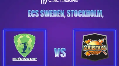 MAR vs UME Live Score, In the Match o fECS Sweden, Stockholm, 2022, which will be played at Landskrona Cricket Club, Landskrona. MAR vs UME Live Score, Match be