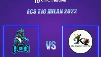 ALB vs MK Live Score, ALB vs MK In the Match of ECS T10 Milan 2022, which will be played at SMilan Cricket Ground. RBG vs TRO Live Score, Match between Albano v