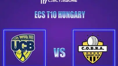 COB vs UCB Live Score, In the Match of ECS T10 Hungary 2021 which will be played at GB Oval, Szodliget. COB vs UCB Live Score, Match between United Csalad vs...