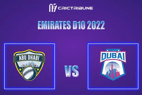 DUB vs ABD Live Score, In the Match of Emirates D10 2021, which will be played at Sharjah Cricket Stadium, Sharjah. DUB vs ABD Live Score, Match between Abu Dha