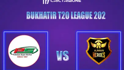 PSM vs AJH Live Score, PSM vs AJH In the Match of Bukhatir T20 League 2022, which will be played at Sharjah Cricket Stadium, Sharjah, United Arab Emirates. .SC..