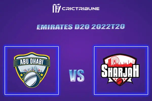 SHA vs ABD Live Score, In the Match of Emirates D20 2021, which will be played at Sharjah Cricket Ground, Sharjah. SHA vs ABD Live Score, Match between Abu Dhab