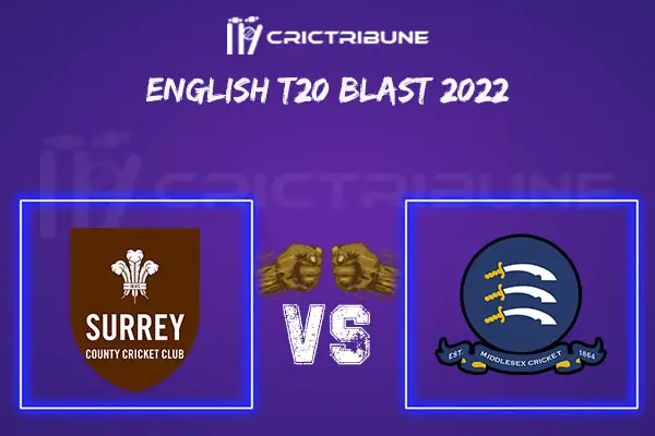 SUR vs MID Live Score, In the Match of English T20 Blast 2022 which will be played at Headingley, Leeds. .SUR vs MID Live Score, Match between Surrey vs .........