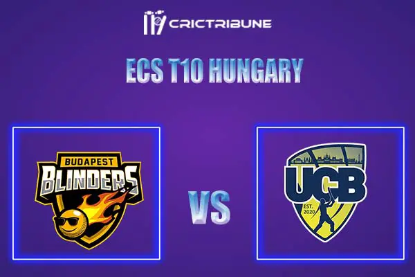 UCB vs BUB Live Score, DEV vs COB In the Match of ECS T10 Hungary 2021 which will be played at GB Oval, Szodliget. UCB vs BUB Live Score, Match between United..