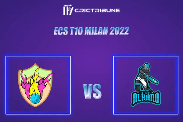 ALB vs RBG Live Score, BCC vs RBG In the Match of ECS T10 Milan 2022, which will be played at SMilan Cricket Ground. ALB vs RBG Live Score, Match between Alban.