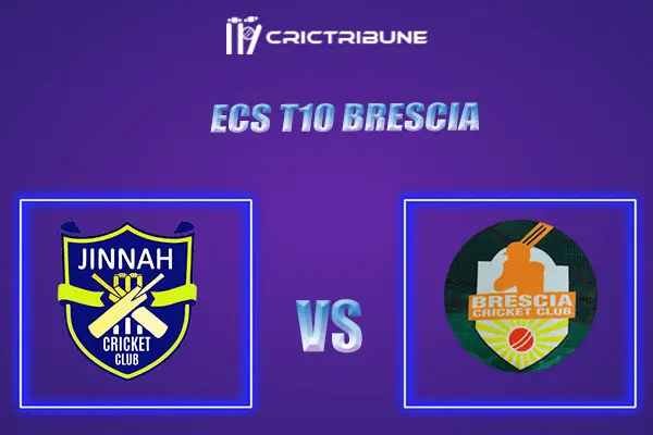 BRE vs JIB Live Score, BRE vs JIB In the Match of ECS T10 Brescia, which will be played at JCC Brescia Cricket Ground, Brescia..BRE vs JIB Live Score, Match be.