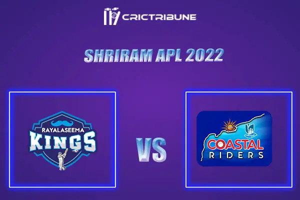 CSR vs RYLS Live Score, CSR vs RYLS In the Match of Shriram APL 2022, which will be played at Dr. Y.S. Rajasekhara Reddy ACA-VDCA Cricket Stadium, Visakhapatnam