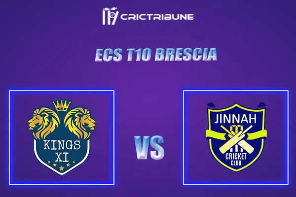 JIB vs KIN-XI Live Score, JIB vs KIN-XI In the Match of ECS T10 Brescia, which will be played at JCC Brescia Cricket Ground, Brescia.JIB vs KIN-XI Live Score, M