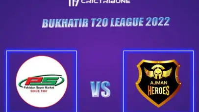 PSM vs AJH Live Score ,PSM vs AJH In the Match of Bukhatir T20 League 2022, which will be played at Sharjah Cricket Stadium, Sharjah, United Arab Emirates. PSM v