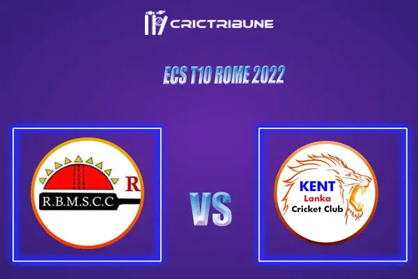 RBMS vs KEL Live Score, In the Match of ECS T10 Rome 2022 which will be played at Roma Cricket Ground, Rome, Afghanistan. RBMS vs KEL Live Score, Match between .