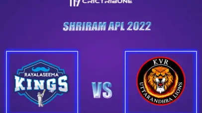RYLS vs ULT Live Score ,RYLS vs ULT In the Match of Shriram APL 2022, which will be played at Dr. Y.S. Rajasekhara Reddy ACA-VDCA Cricket Stadium, Visakhapatnam