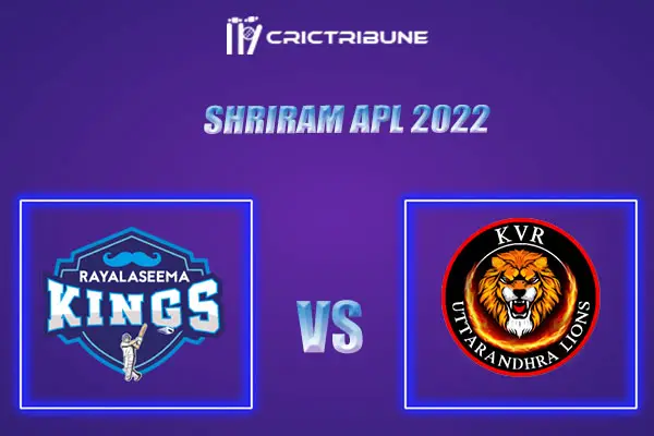 RYLS vs ULT Live Score ,RYLS vs ULT In the Match of Shriram APL 2022, which will be played at Dr. Y.S. Rajasekhara Reddy ACA-VDCA Cricket Stadium, Visakhapatnam