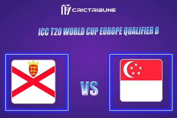 SIN vs JER Live Score, In the Match of ICC T20 World Cup Europe Qualifier B which will be played at Queens Sports Club, Bulawayo.. SIN vs JER Live Score, Match .