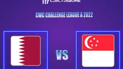 SIN vs QAT Live Score, In the Match of CWC Challenge League A 2022 which will be played at Maple Leaf 1, King City, Ontario.SIN vs QAT Live Score, Match between