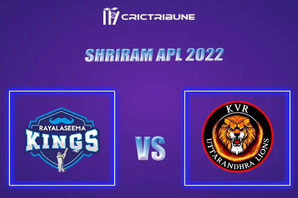 UTL vs RYLS Live Score, UTL vs RYLS In the Match of Shriram APL 2022, which will be played at Dr. Y.S. Rajasekhara Reddy ACA-VDCA Cricket Stadium, Visakha......
